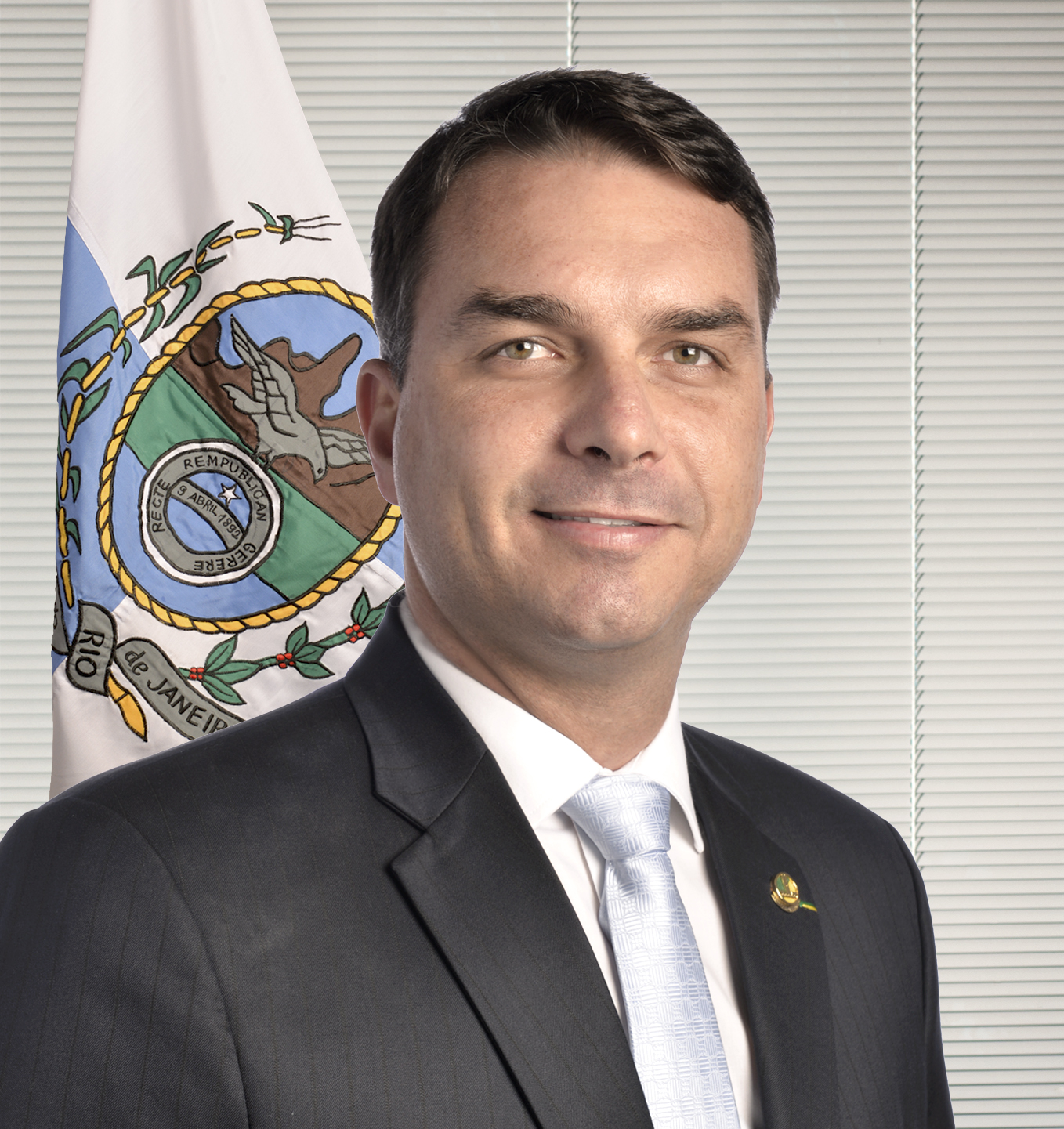 Foto oficial de Flávio Bolsonaro